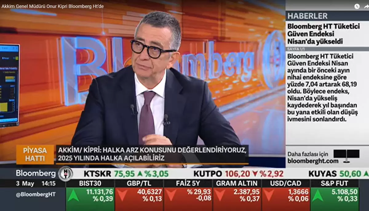 AKKİM GENEL MÜDÜRÜ ONUR KİPRİ BLOOMBERG HT’DE / MAYIS 2024